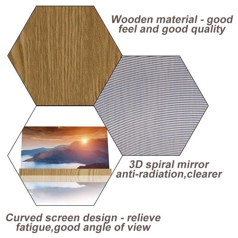 3D-förstoringsglas för telefonskärm