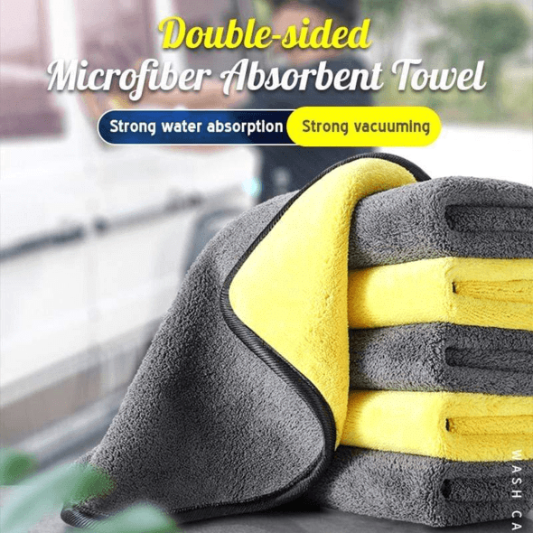Dubbelsidig mikrofiberduk med god uppsugningsförmåga