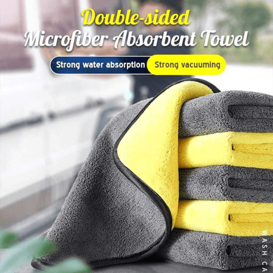 Dobbelt-sidet mikrofiber klud med sugeevne