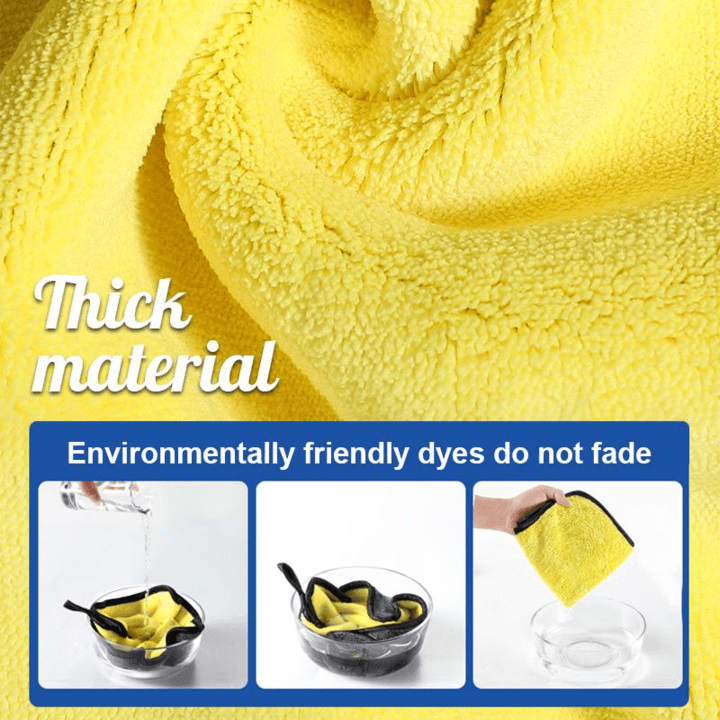 Dubbelsidig mikrofiberduk med god uppsugningsförmåga