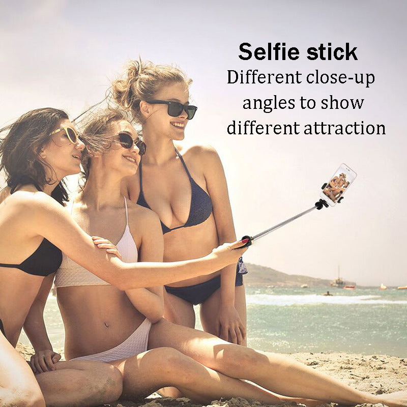 Bluetooth Selfie Stangestativ med Tripod Funktion