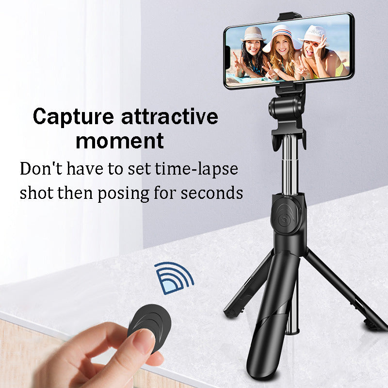 Bluetooth Selfie Stangestativ med Tripod Funktion