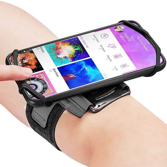 Roterbart 180° löpararmband för mobiltelefon