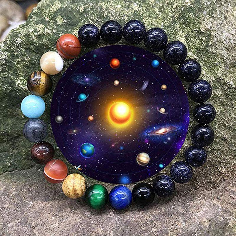 Natursten Solar-System Armband