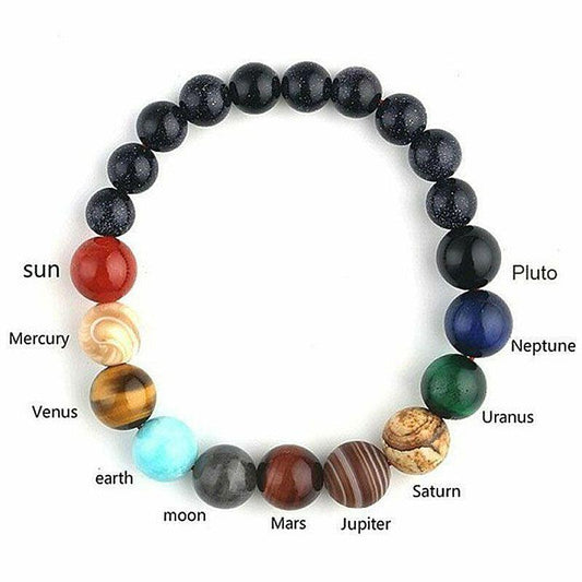 Natursten Solar-System Armbånd