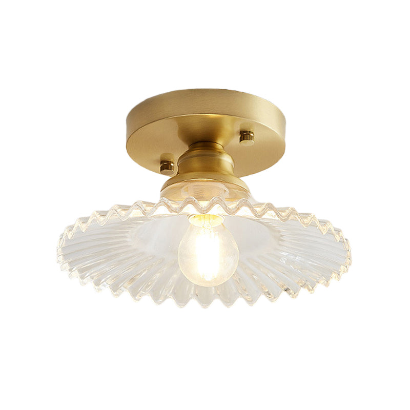 Vintage Loftlampe med Glasdesign – Stilfuld og Kompakt