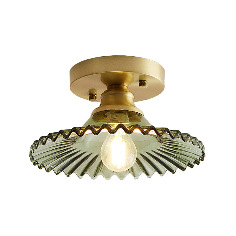 Vintage Loftlampe med Glasdesign – Stilfuld og Kompakt