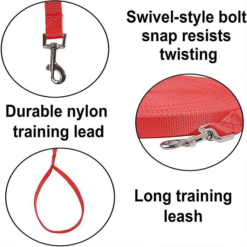 Lång nylonhundsele – Perfekt för träning och utomhusaktiviteter