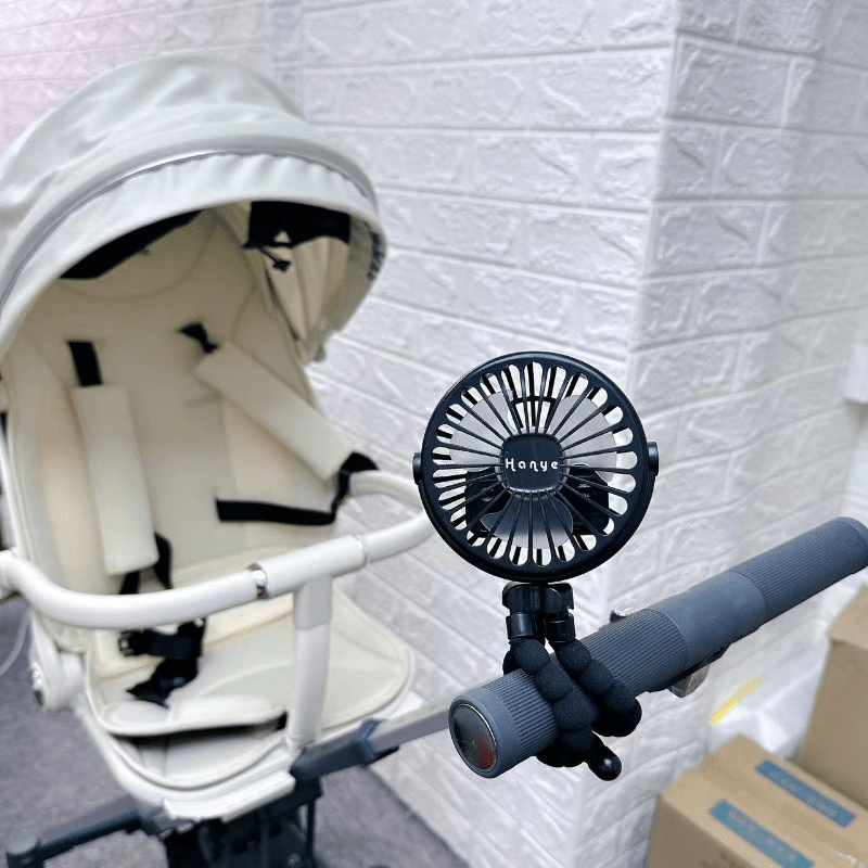 Bärbar Bladlös Fläkt med Flexibelt Stativ och USB
