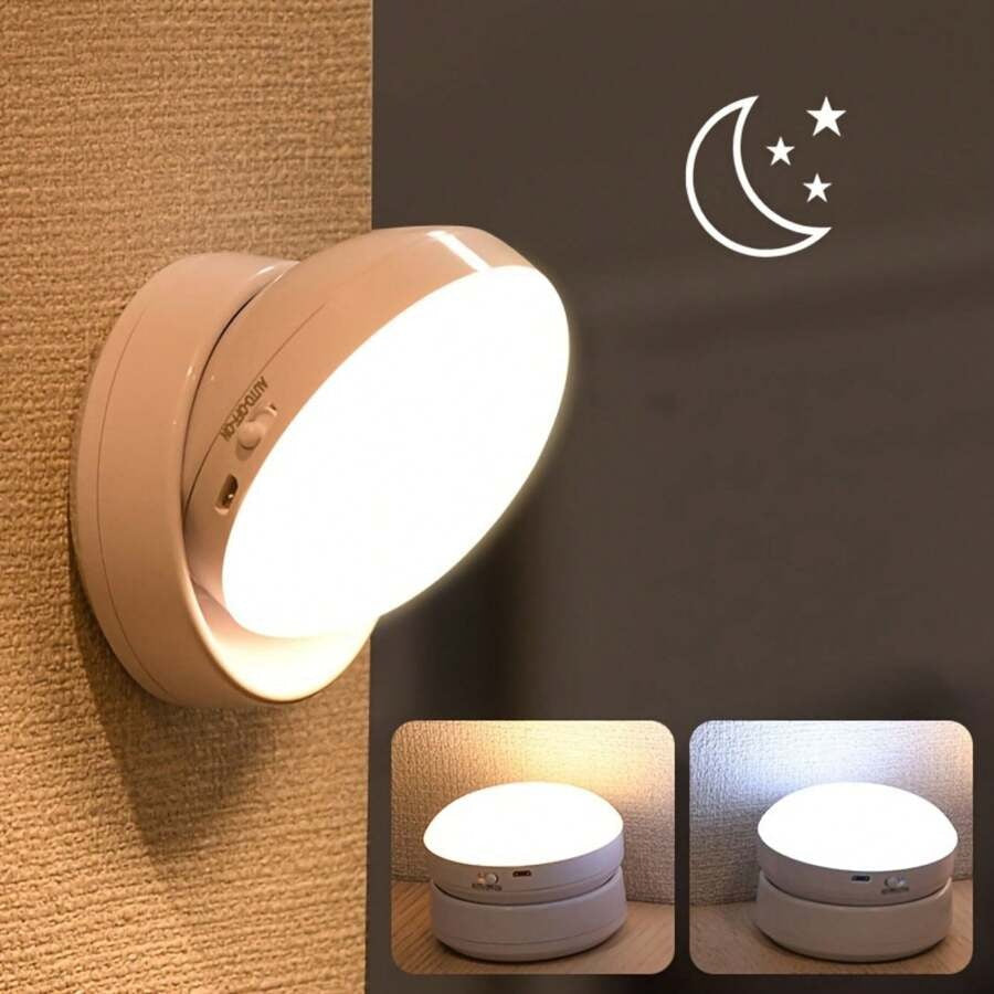 Energisnål LED-vägglampa med rörelsesensor