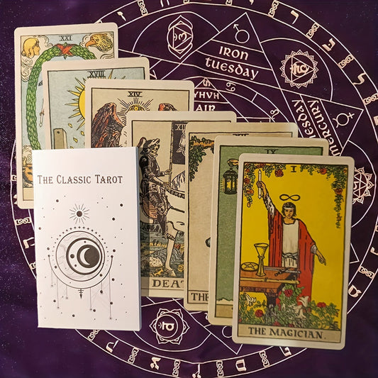 Klassisk Tarot Sæt (78 Kort) – VisdomsRejse