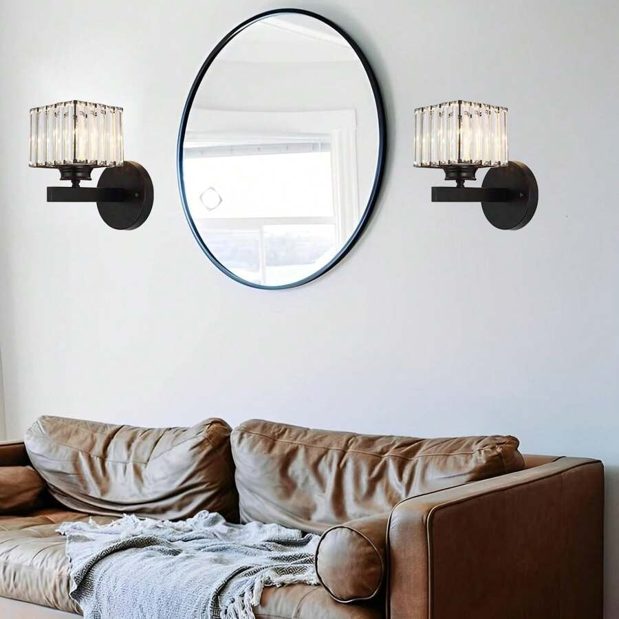 Krystalvæglys med Moderne Design – Elegance til Dit Hjem