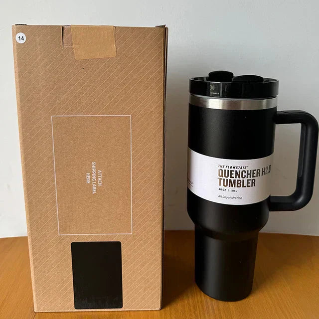 Isoleret Drikkebeholder med Tæt Låg og Sugerør – ChillTumbler