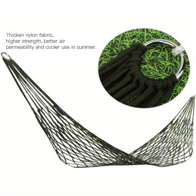 Hållbar Nylon Hängmatta – Ergonomisk och Multifunktionell för Utomhusbruk