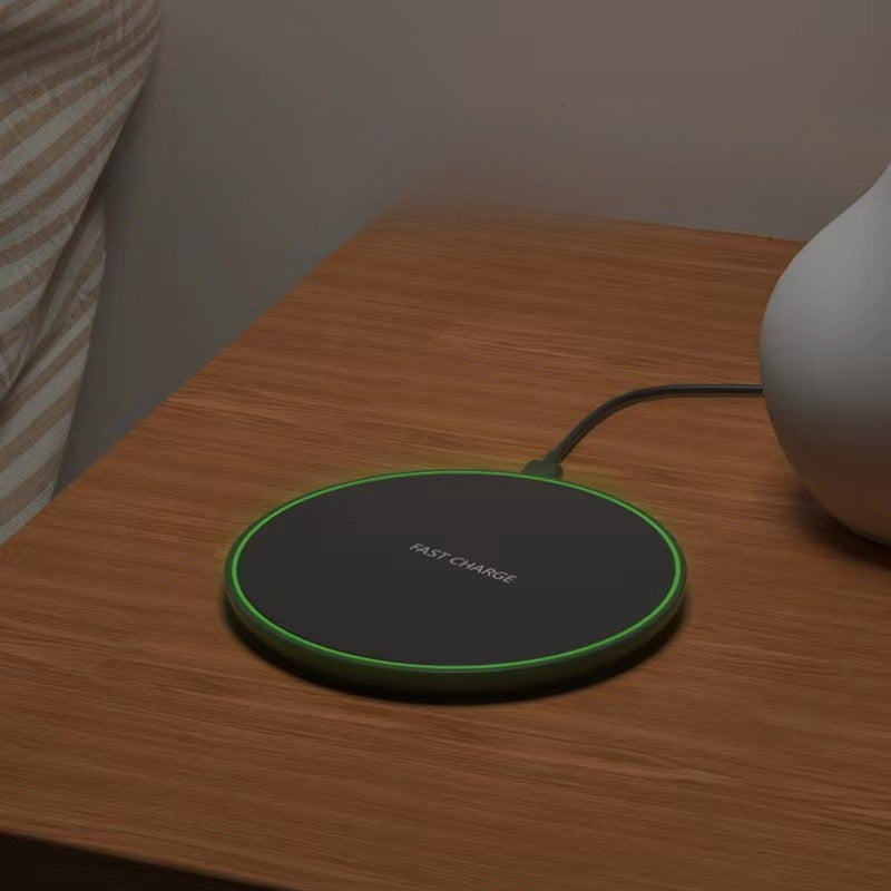 Trådløs Oplader 15W - Hurtig og Stilfuld Opladning