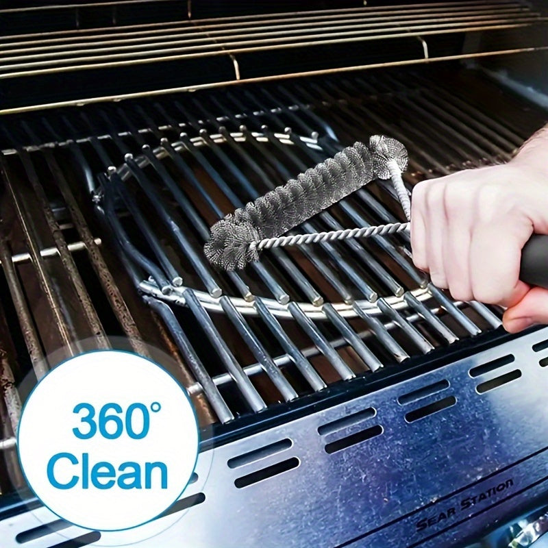Effektiv Y-formet Grillbørste med Langt Håndtag til Rengøring