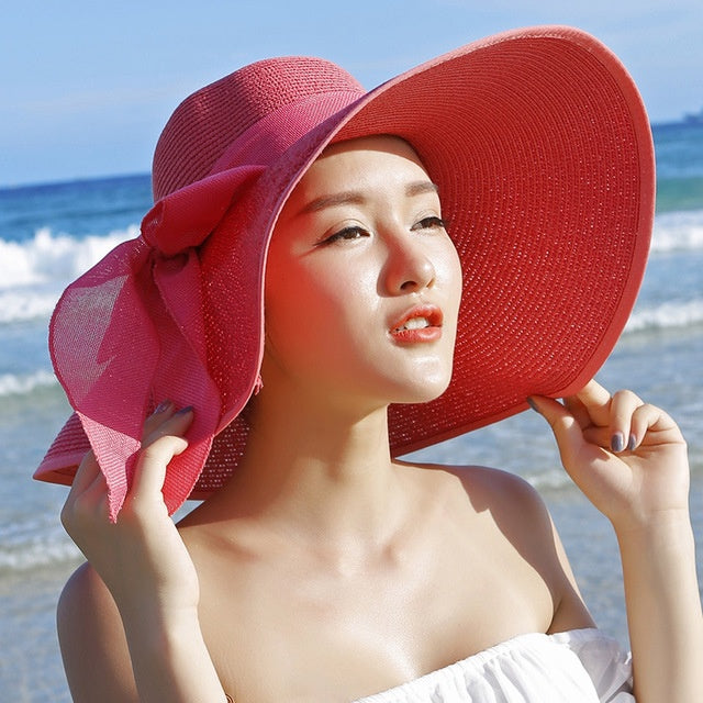Elegant solhat til kvinder med UV-beskyttelse – SolGlam