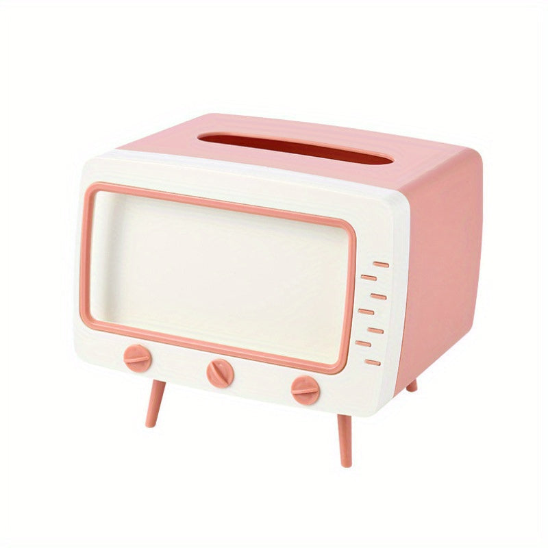 Retro servettdispenser med mobilhållare – Snygg och praktisk