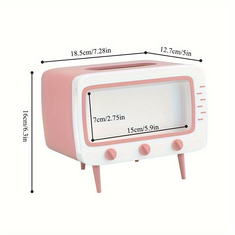 Retro servettdispenser med mobilhållare – Snygg och praktisk