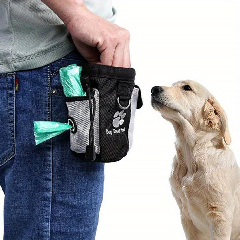 Smart Snackhållare för Hundar med Avfallspåsedispenser – Perfekt för Träning och Promenader