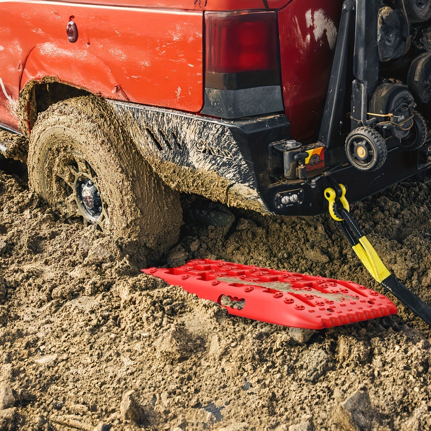 GripPro Genopretningsplade – Solid og Skridsikker til Off-Road Sikkerhed