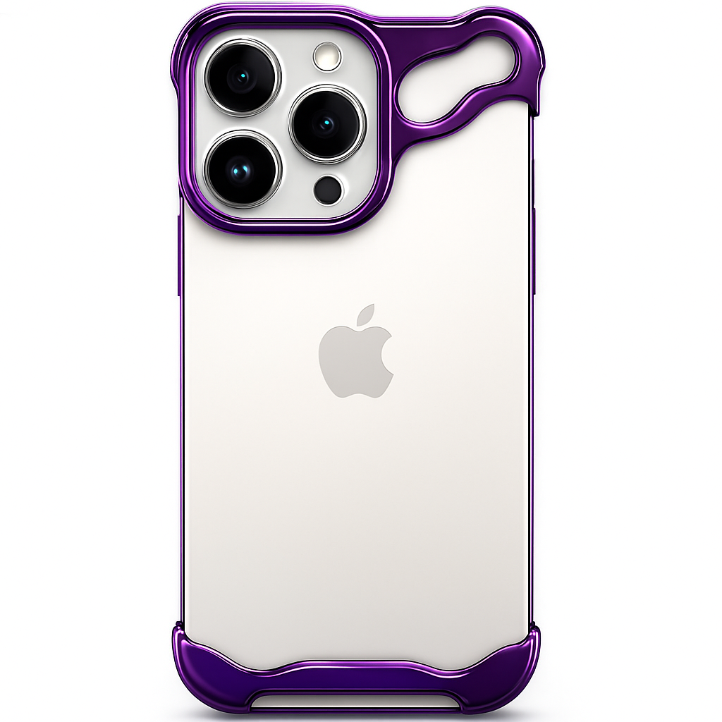 Smal smartphoneficka med minimalistisk design
