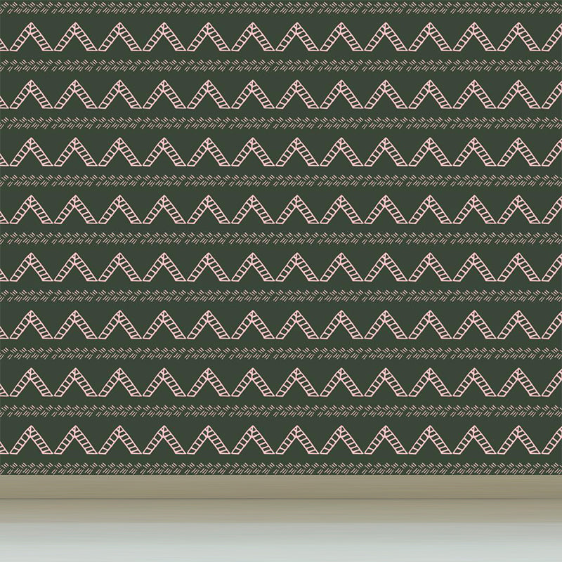 Abstrakt mönstrad tapet i modern design av non-woven material