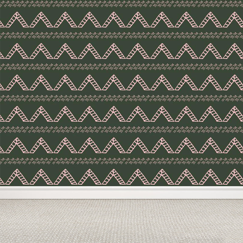 Abstrakt mönstrad tapet i modern design av non-woven material