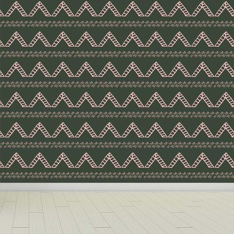 Abstrakt mönstrad tapet i modern design av non-woven material