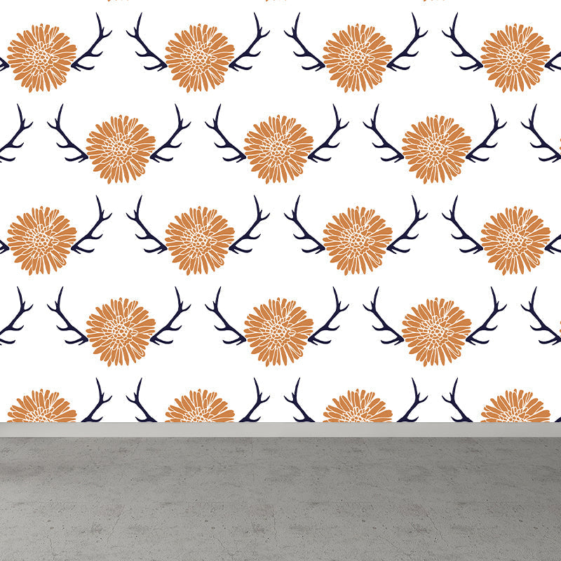 Abstrakt mönstrad tapet i modern design av non-woven material