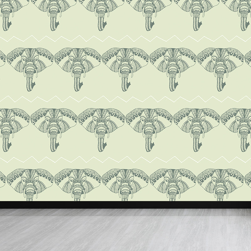 Abstrakt mönstrad tapet i modern design av non-woven material