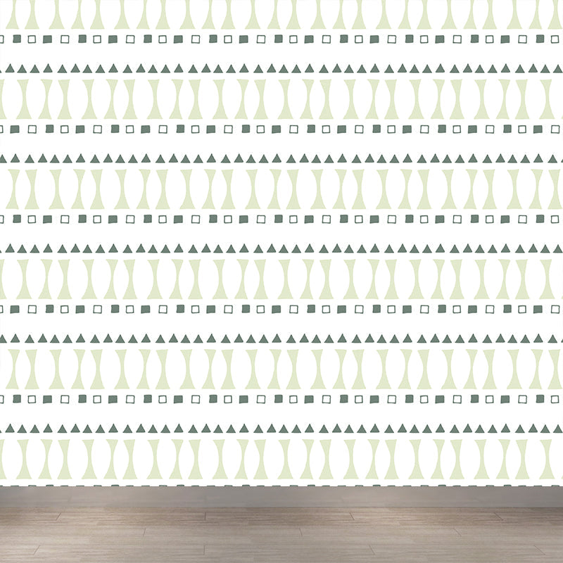 Abstrakt mönstrad tapet i modern design av non-woven material