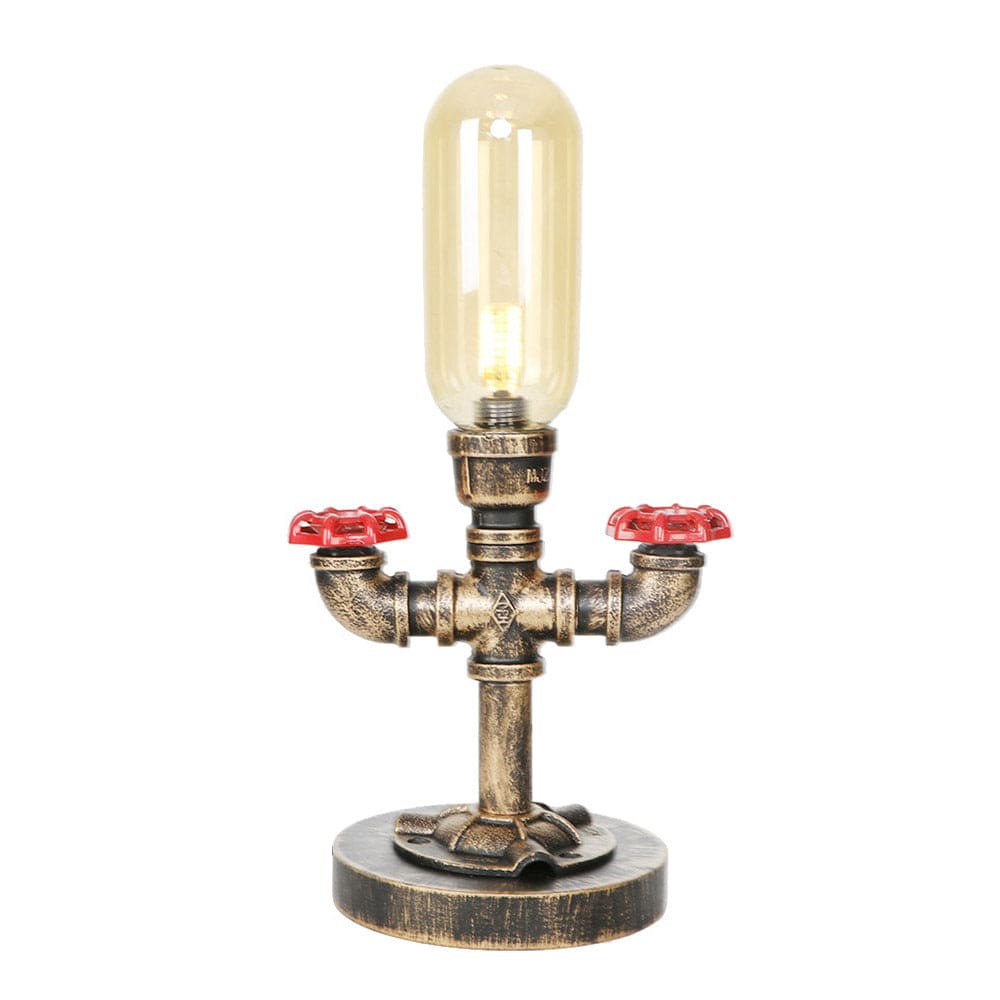 Moderne Industriel Bordlampe med Holdbart Metalrørdesign