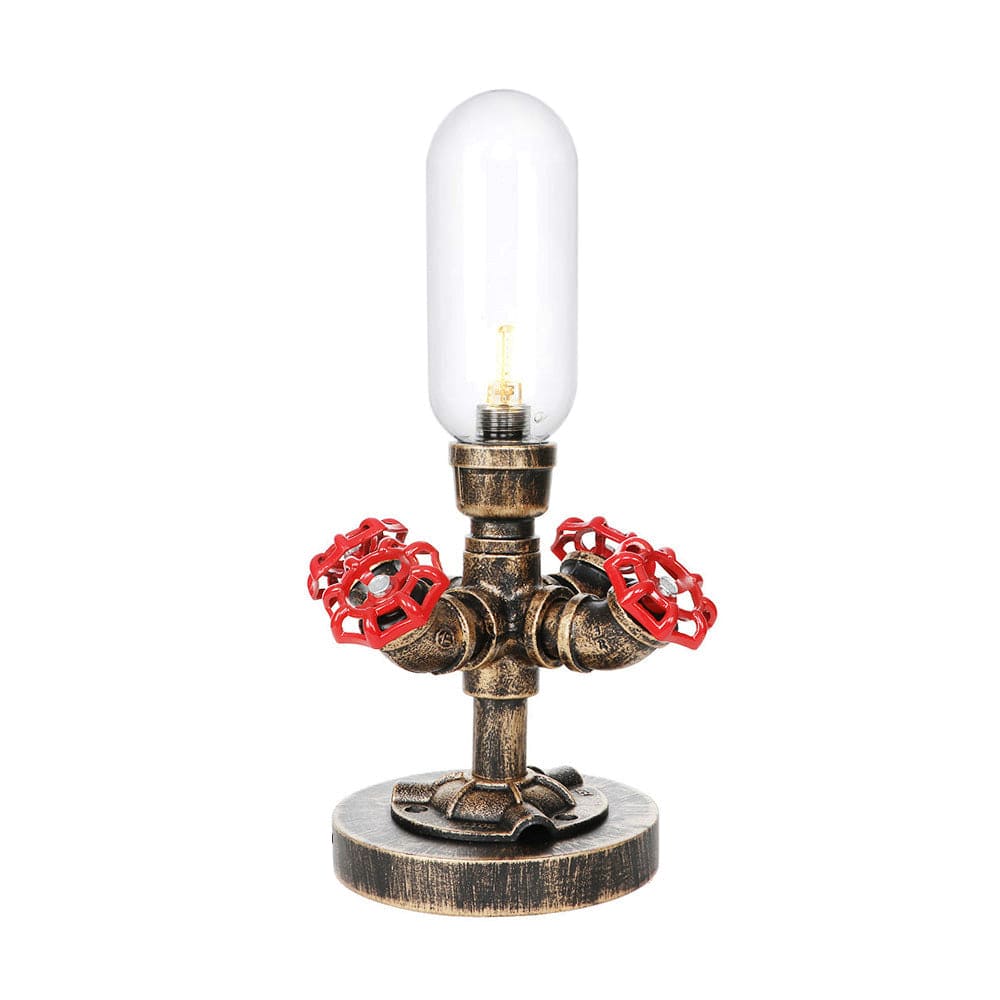 Moderne Industriel Bordlampe med Holdbart Metalrørdesign