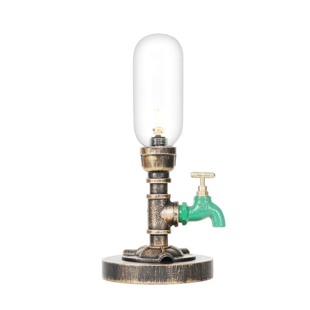 Moderne Industriel Bordlampe med Holdbart Metalrørdesign