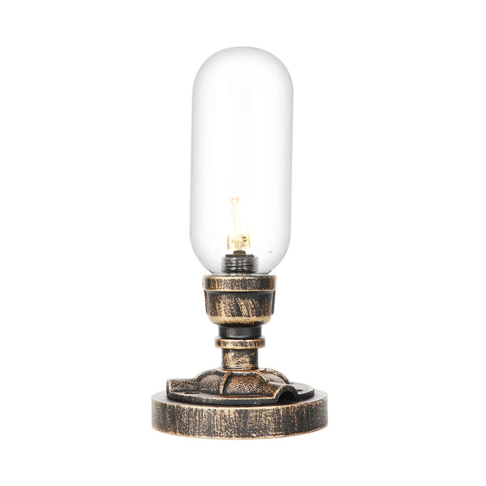Moderne Industriel Bordlampe med Holdbart Metalrørdesign