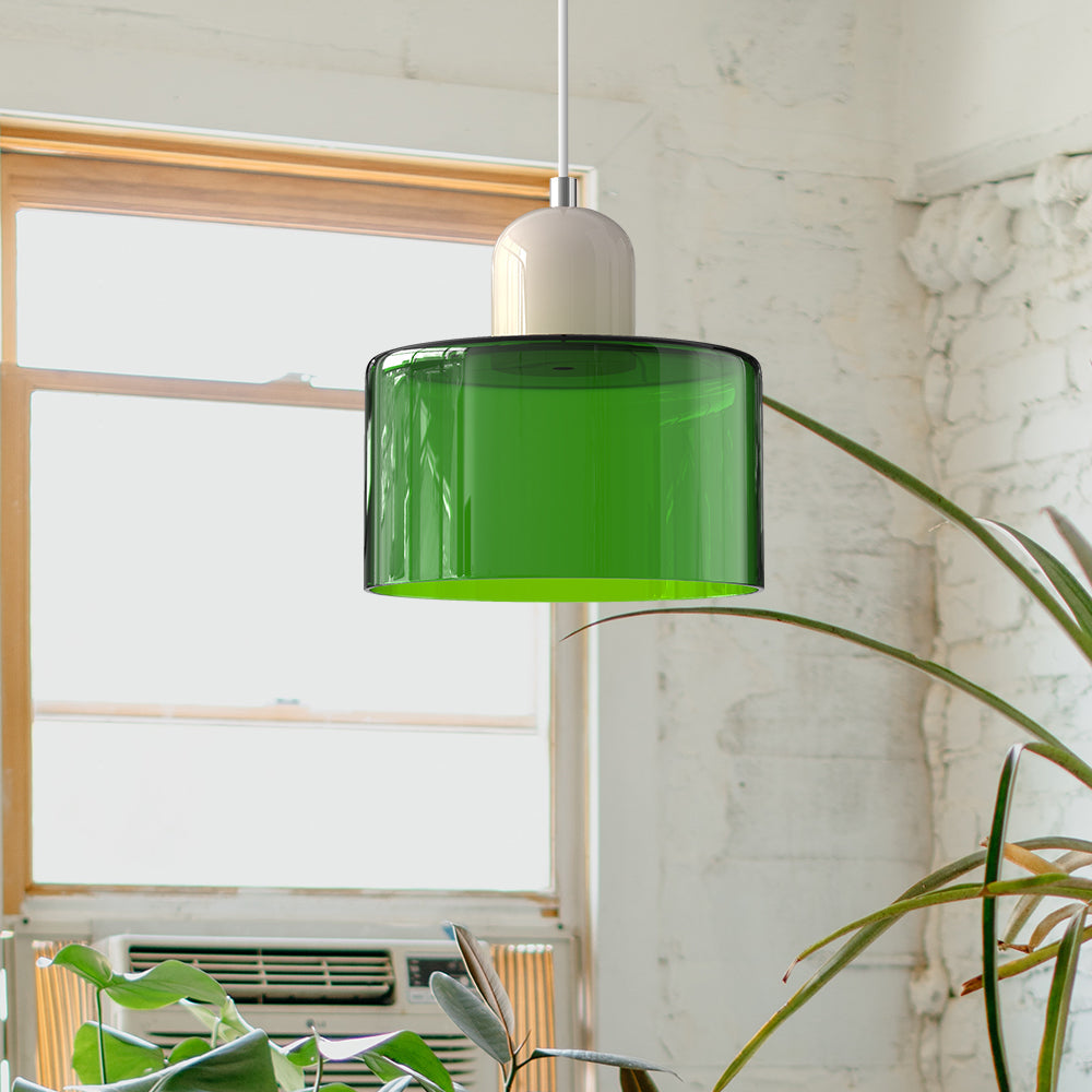 Elegant Glaspendel med Justerbar Højde – Perfekt til Moderne Hjem