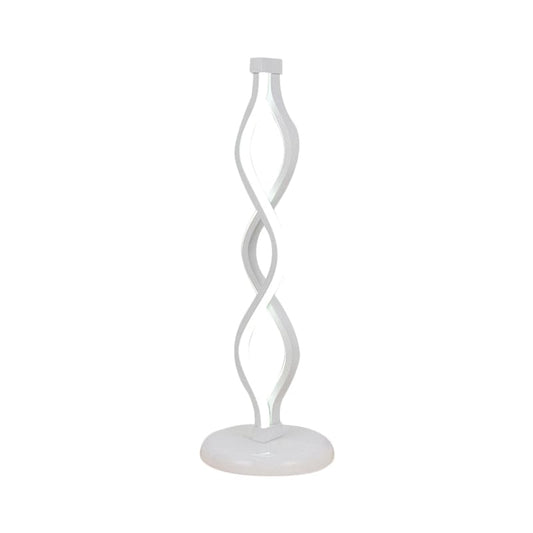 Stilren spiralbordslampa med justerbar LED-belysning