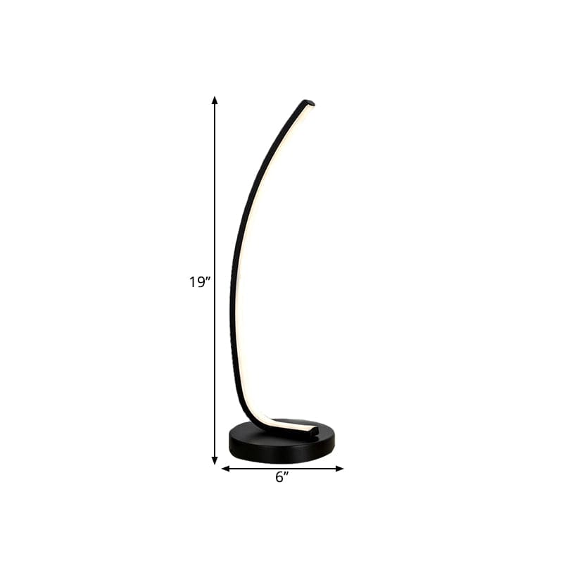 Fleksibel Bordlampe med Moderne Design og Justerbar Lystyring