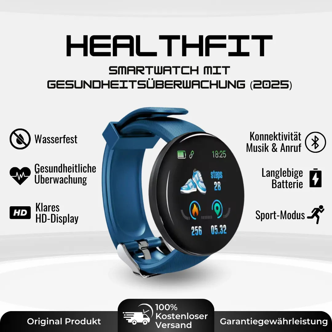 Fitness- och hälso-smartwatch 2025