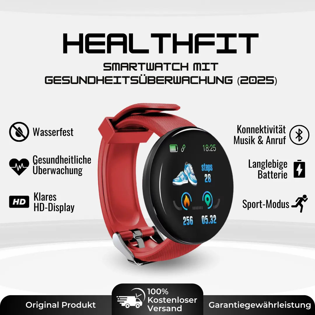 Fitness- och hälso-smartwatch 2025