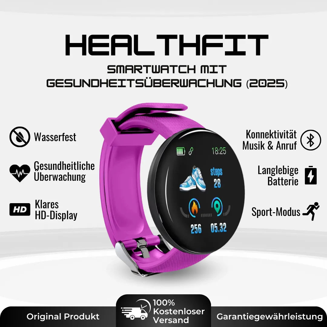 Fitness- och hälso-smartwatch 2025