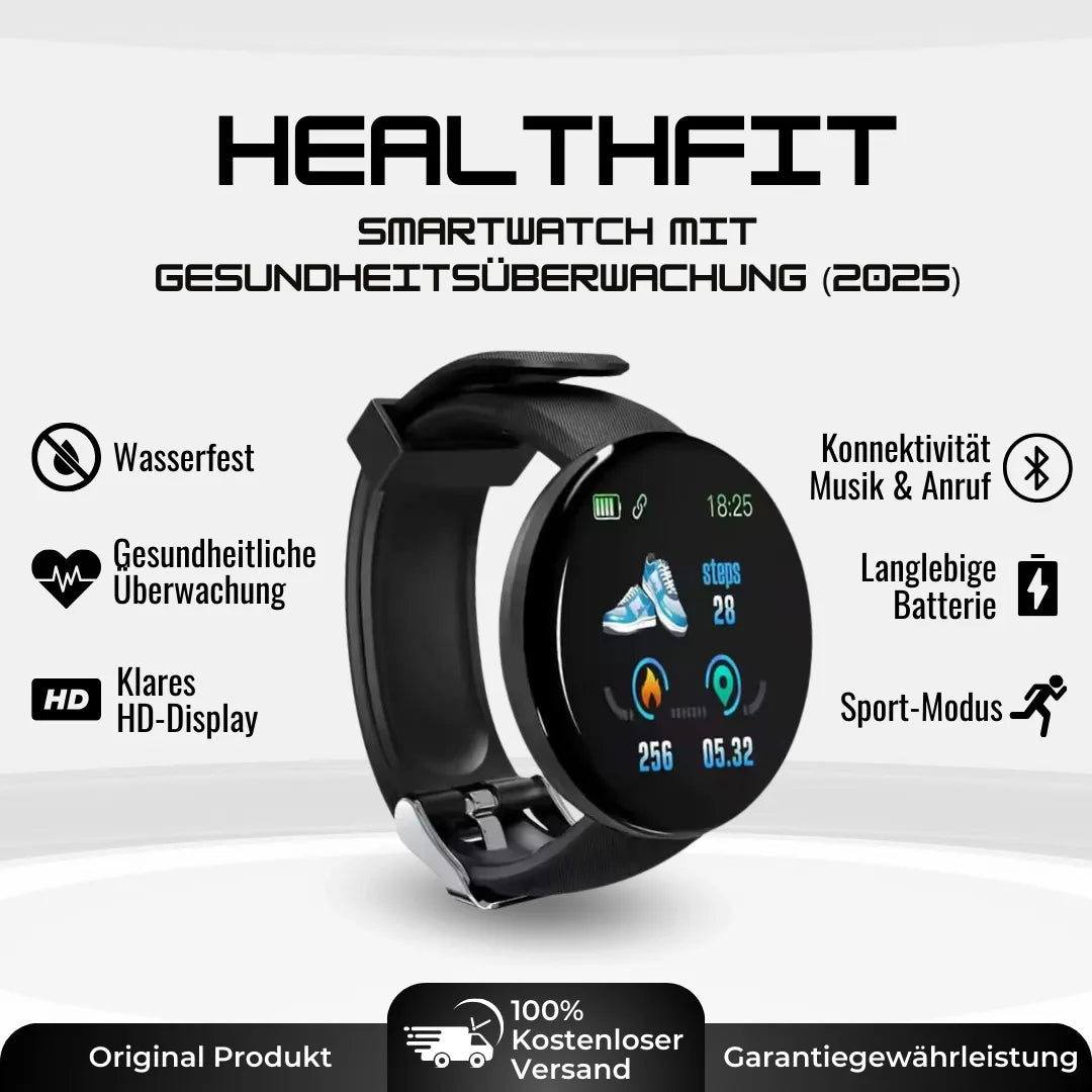 Fitness- och hälso-smartwatch 2025