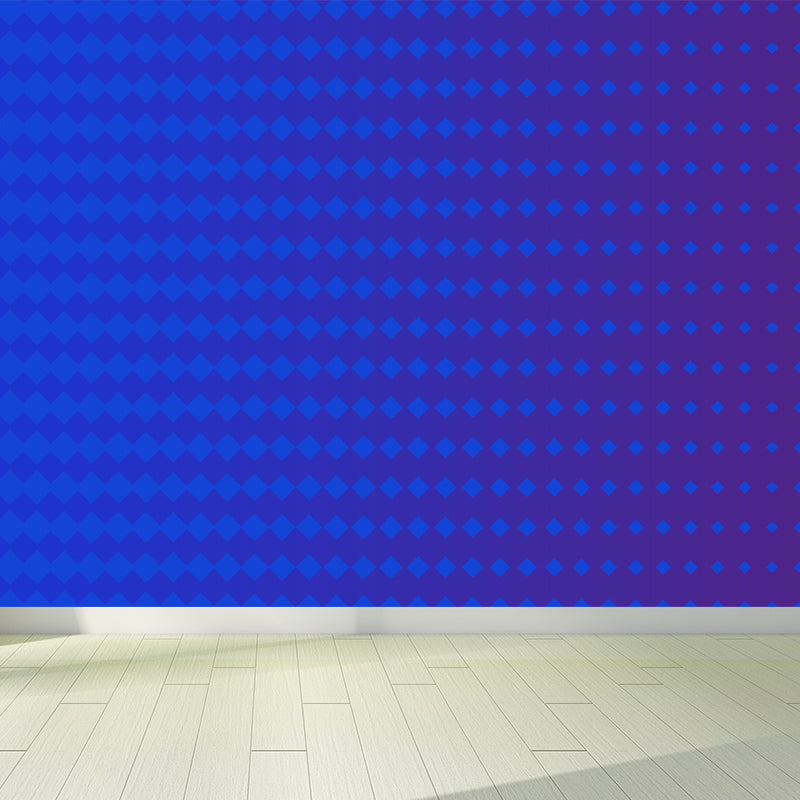Geometrisk väggbeklädnad i mjuka färger till ungdomsrum modern stil