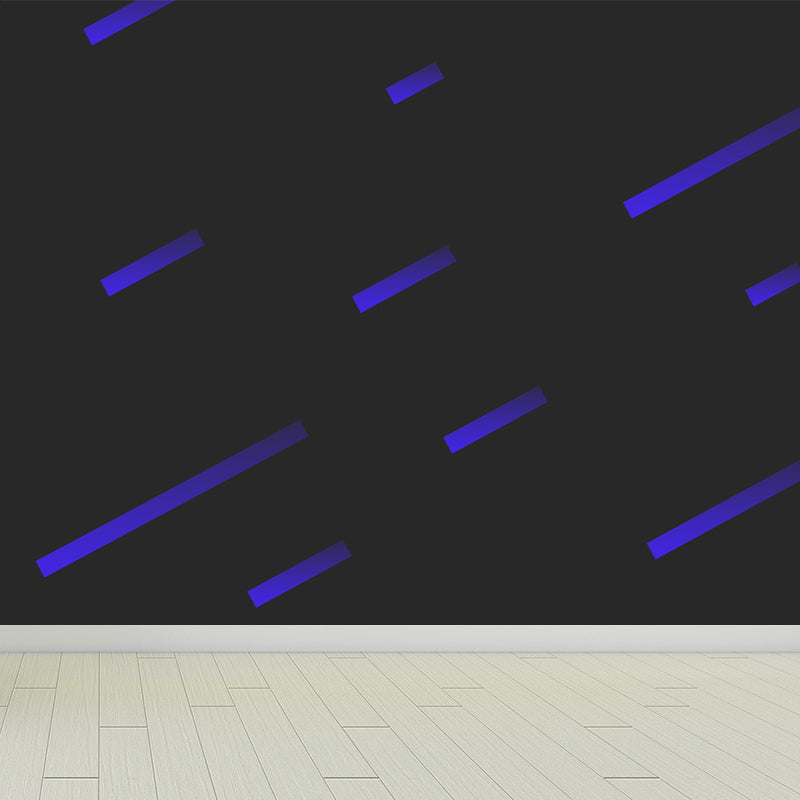 Geometrisk väggbeklädnad i mjuka färger till ungdomsrum modern stil