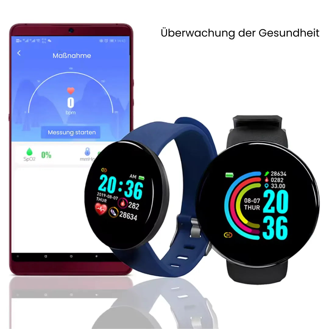 Fitness- och hälso-smartwatch 2025