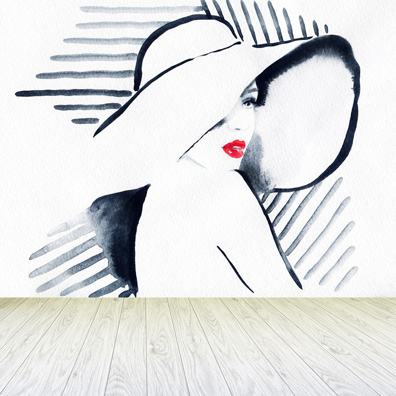 Glamorösa tapeter med teckningar – Pastell, flexibla och fläckavvisande