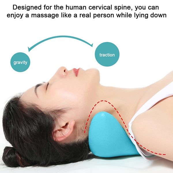 Ergonomisk nakkemassagepude uden elektricitet – Nakkestræk