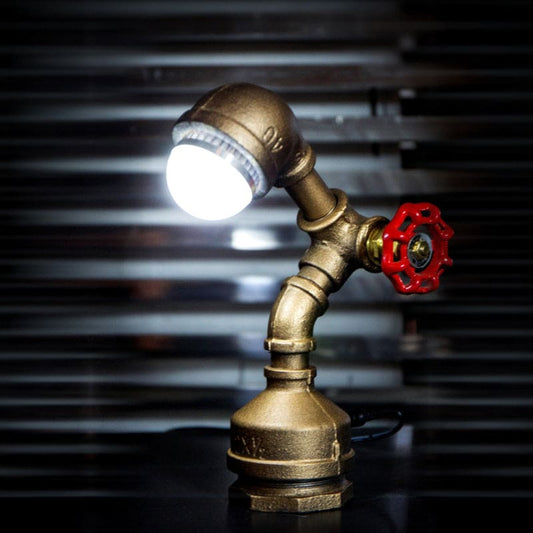 Industriel Robotlampe i Metal med Mekanisk Kontakt