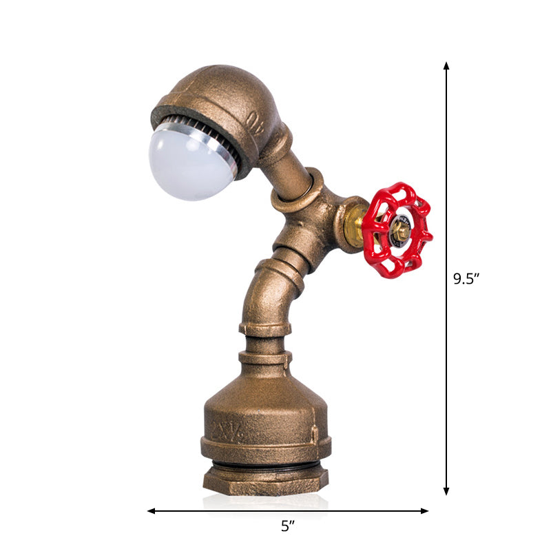 Steampunk Lampe i Lækkert Læderlook – Unik Design & Holdbarhed